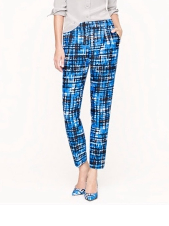 J. Crew Pants - J. Crew Blue Collection Silk Wool
